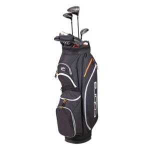 Cobra Fly-XL 2 Mens Golf Package 11 Piece Set – Graphite – Cart Bag